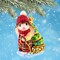 Glitter Lab 5.25 In Baby Hare In Tartan Pants Christmas Tree Ornament , Christmas Decor Animal Rabbit Holiday